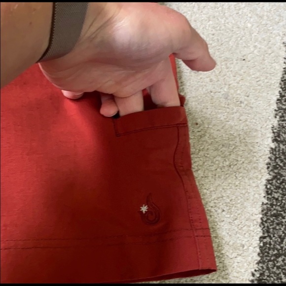 Iris burnt orange/red shorts Womens 6 - Picture 2 of 6